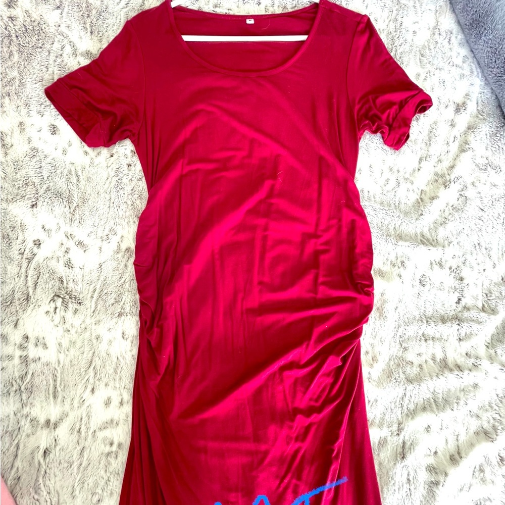 MATERNITY stretch casual dress- Size: M-MAT
